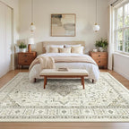 5x7 Area Rugs for Living Room, Large Washable Rug, Dining Room, Low Pile - Image 9