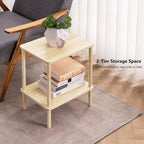 Apicizon 2 Tier End Table Set of 2, Small Side Table - Image 8