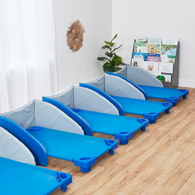 ECR4Kids Stackable Kiddie Cot, Ready-To-Assemble, Toddler Size, Classroom - Image 8