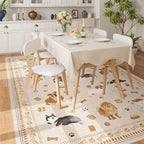 DUKINO 6x9 Washable Dog Area Rug - Image 3