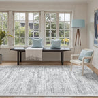Soalmost Washable Hallway Runner Rug 4x12 Kitchen Entry Rugs Non-Slip, Stain - Image 3
