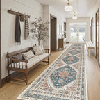 Madane Hallway Runner Rug 2'6''x14' Kitchen Runners Vintage, Entryway and - Image 4