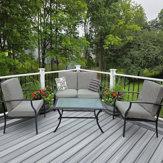 Sqodok Outdoor Cushion Covers 24x24 inch, Wicker Chair - Image 9