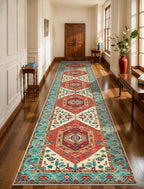 SERISSA 3x14 Washable Non Slip Boho Runner Rug by SERISSAHomeDecorCollection