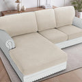H.VERSAILTEX Sectional Couch Covers 6 Pieces Stretch Sofa Cover by HVERSAILTEX