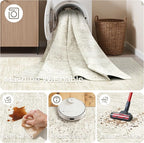 2x10 Runner Rug Non Slip, Washable Hallway Runner Rug, Laundry Room, Soft - Image 8