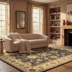 SAFAVIEH Lyndhurst Area Rug 6x8, Traditional Black & Ivory LNH212A by Unknown