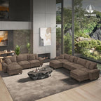 HERA'S HOUSE 158" Modular Sectional Sofa, Oversized L Shaped Couches - Image 9