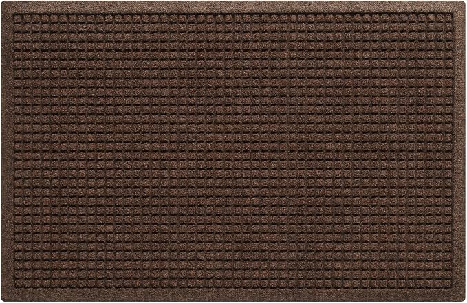 WaterHog Squares Front Door Mat Indoor Outdoor Entrance, All-Weather Mats | by WaterHog