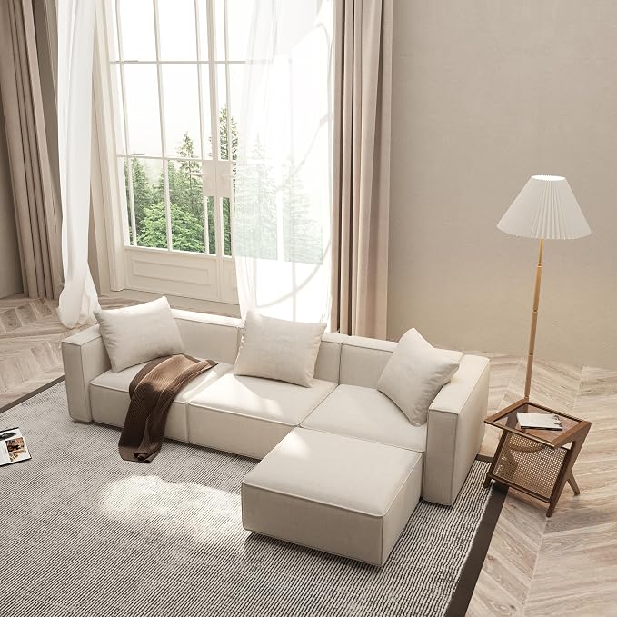 Acanva Luxury Modular Sectional Living Room Sofa Set, Modern Minimalist Style - Image 3