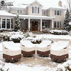 Patio Swivel Chair Cover 4 Pack, Waterproof Heavy Duty Patio Chair Covers - Image 7