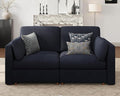 Oversized 2 Seater Modular Sectional Sofa, Solid Wood Frame Sofa, Removable by Kalafini