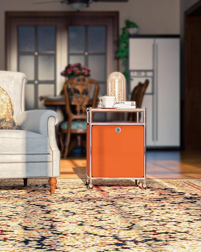 Elegant Matte Storage Cart - Image 6