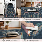 Washable Kitchen Runner Rug 2'6"x12', Non Slip Indoor Mat - Image 5