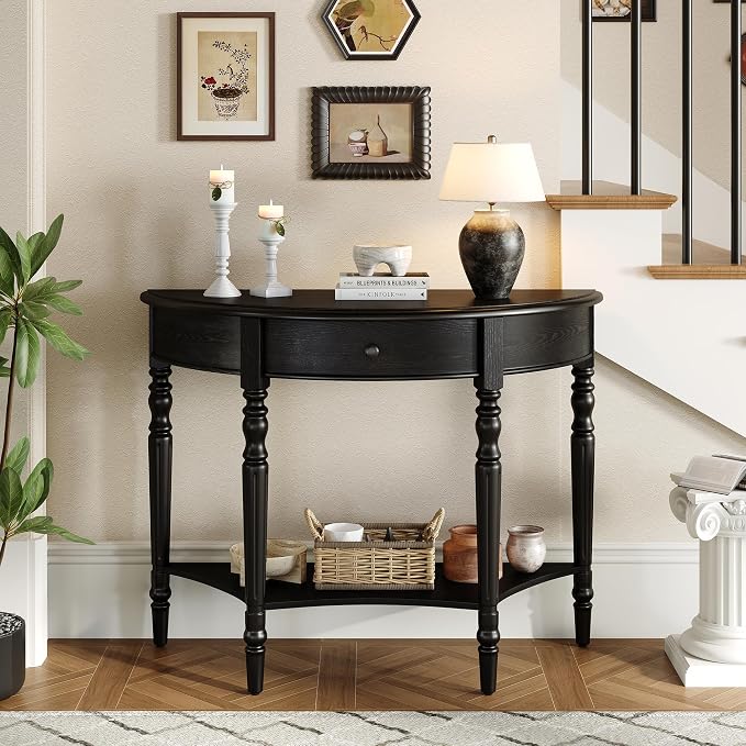 LUMISOL Rustic Console Table - Image 7