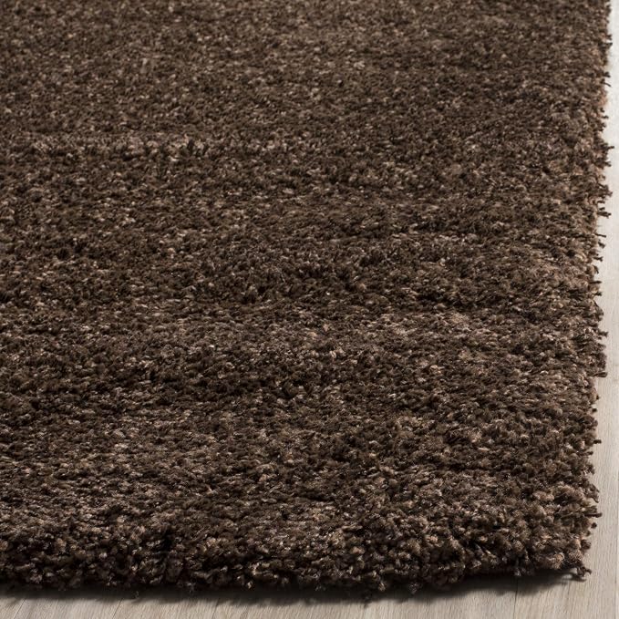 SAFAVIEH California Shag Rug 6x8, Plush Brown SG151-2727 - Image 7
