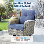 Weaxty Wicker Patio Furniture Set - Image 8
