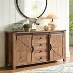 T4TREAM Farmhouse Sideboard Buffet Cabinet by T4TREAMFurniture