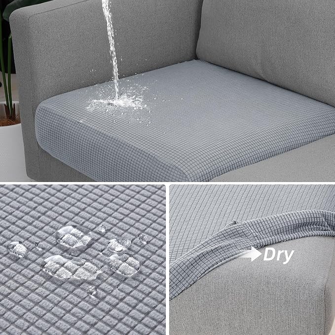 Fuloon Couch Cushion Slipcover, Super Stretch Individual Sofa Covers | 1 Pack - Image 7