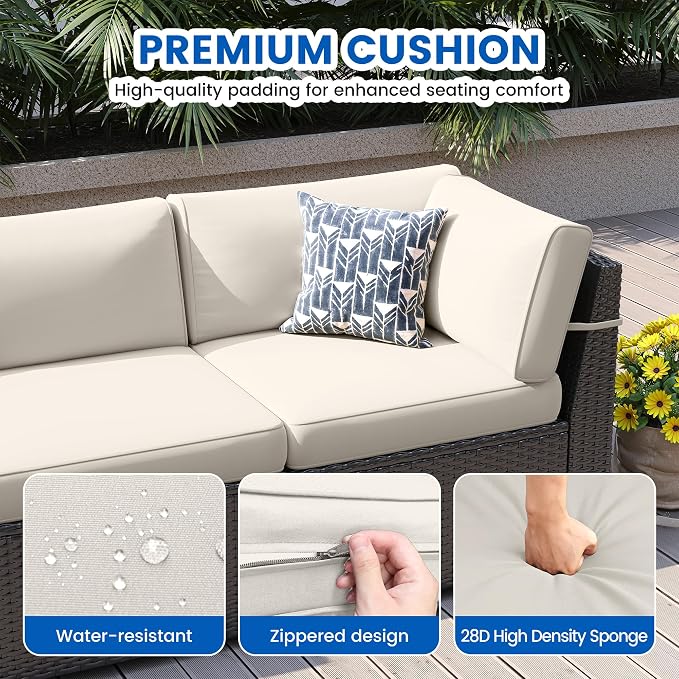 8 Piece Patio Furniture Set - Image 6