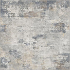 UERMEI Square Area Rugs : Washable 6x6 Neutral Modern Abstract Carpet - Image 10