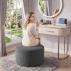 BSHOMGI Round Boneless Ottoman Oversized Ottomans - Image 3
