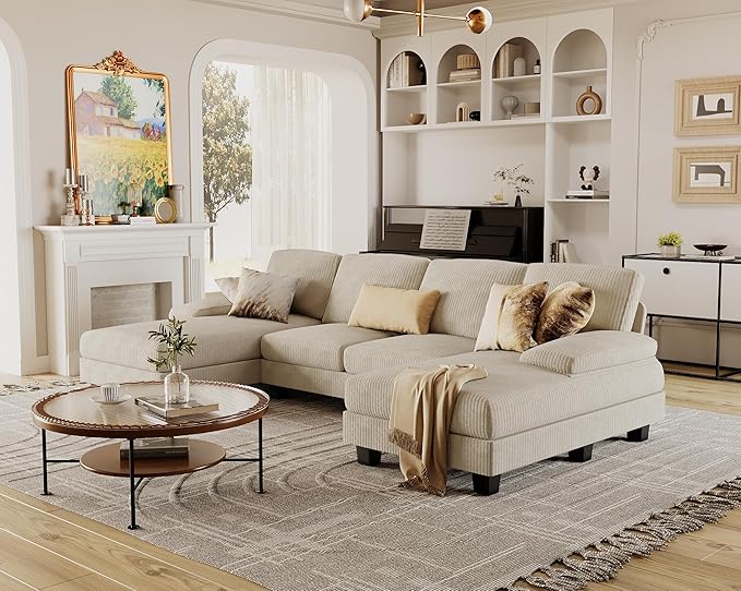 Furmax Sectional Couches for Living Room, U-Shaped Sofa Couch - Image 6
