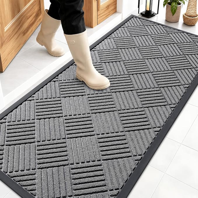 OLANLY Front Door Mat Outside Entrance 59x23, Waterproof Heavy-Duty Doormat | by OLANLY