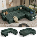 Vipbear 111" Modular Sectional Sleeper Sofa by VipbearLiving