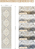 Runner Rug 2x10, Vintage Washable Rugs - Image 2