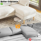 WorthFurni U Shaped Sectional Couches - Image 5