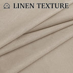 RYB HOME Farmhouse Boho Linen Sheer Curtains 90 inches Long - Image 6