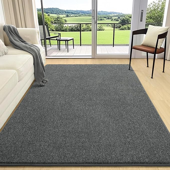 4x6 Area Rugs for Living Room Non Slip Bedroom Rug, Minimalist Washable Indoor - Image 2