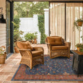 Navy Blue Area Rug 5x7 Living Room Rug by HazoHaus