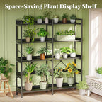 Huuger 5 Tier Bookshelf, Display Bookshelf - Image 6