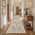 Runners for Hallway 12ft, Non-Slip Long Bathroom Rugs, Living Room, Soft by Restydon