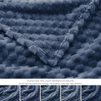 EXQ Home Gentle Soft Fleece Throw Blanket – Cozy Lightweight 3D Imitation - Image 7