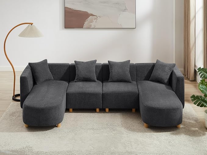 VANOMi 113" Sectional Sofa - Image 4