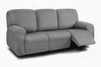 ULTICOR 8-Pieces Recliner Sofa Covers, Yarn Dyed Stretch Reclining Couch Covers by ULTICOR