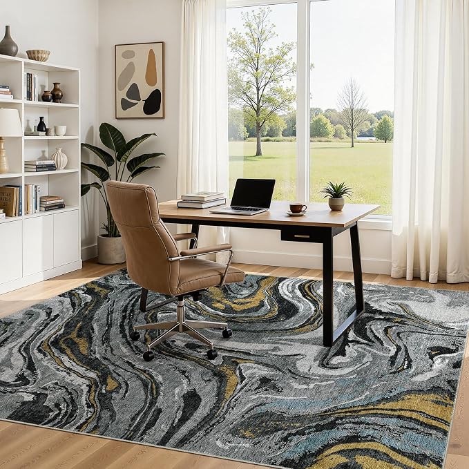 DMOYEST 7x9 Area Rug for Living Room - Image 7