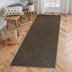 Lahome Modern Geometric Runner Rug, 2x6 Washable Rug Runners by Lahome