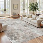 Soalmost Abstract Rug 5x7 Washable Area Rugs by Soalmost