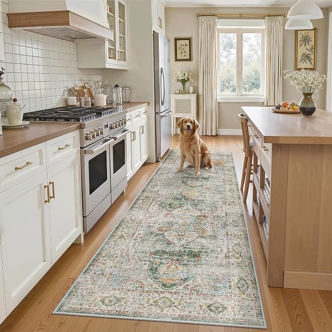 Madane Kitchen Runner 2'6''x8' Soft Rug Runners by Madane