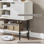Fatmok Fluted Furniture Collection – 58" TV Stand Entertainment Center - Image 4