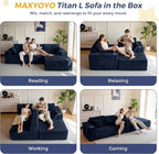 MAXYOYO 104" Modular Sectional Couch - Image 3