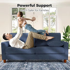 Kidirect 70in L Shaped Couch, Modular Sofa No Tool Assembly, Comfy Sectional - Image 7
