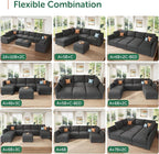HONBAY Modular Sectional Sofa Sleeper Couch - Image 4