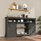 RoyalCraft TV Stand for 65+ Inch TV: Farmhouse Entertainment Center - Image 7