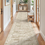 2x10 Runner Rug Non Slip, Washable Hallway Runner Rug, Laundry Room, Soft - Image 3