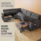 Marsail 110" Sectional Sleeper Sofa - Image 5